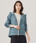 J.PRESS LADIES L ダンボール ジップアップ パーカー