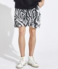 PW CIRCULUS 【高通気 / 軽撥水 / 軽量のDotAir 使用】【MEN】ゼブラ柄ベルテッドショーツ