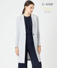 BEIGE， 【L-size】CINDY / ノーカラーロングジャケット