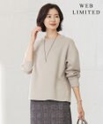 J.PRESS LADIES 【WEB限定】ダンボールニットジャージー カットソー