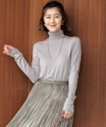 23区 【Oggi1月号/CLASSY.11月号掲載】スムージーコットン タートルネック ニット