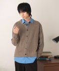 WEGO ネップクルーネックカーディガン