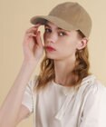 TOCCA 【防臭・吸水速乾・UVカット・サイズ調整可・リボン取り外し可】VELVET LOGOCAP キャップ