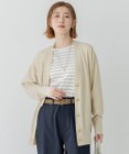 23区 S 【洗える】テンセルストレッチ Vネック カーディガン