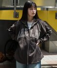 WEGO 【ユニセックス着用ITEM/MLサイズ展開】スラブチェックロゴジップパーカー