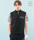 23区GOLF 【MEN】【ウォッシャブル】ジップアップ ニットベスト