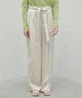 BEIGE， 【洗える・VERY 6月号掲載】PAWPAW / ウエストリボンタックワイドパンツ