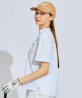 PW CIRCULUS 【吸水速乾 / UV遮蔽率99% UVカット / ストレッチ】【WOMEN】メッシュポケットモックネックT ゴルフウェア レディース