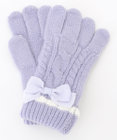ANY KIDS ケーブルリボン手袋