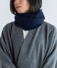AND WOOL 〈上質な素材と手仕事から生まれた優しいニット〉カシミヤ100%のスヌード