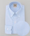 J.PRESS MEN 【Single Needle Tailoring / 形態安定】ミニギンガムチェック シャツ / B.D.