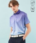 23区GOLF 【MEN】【UVケア/吸水速乾】グラデーションロゴ 半袖ポロシャツ