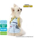 PET PARADISE 犬の服 春夏 ひんやり クール メッシュ 接触冷感 虫よけ ミニオン サロペット風 タンクトップ 【小型犬】 クールマックスエコメイド