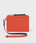 Paul Smith アーティストストライププラー ストラップ付きコインケース