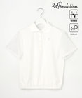 23区GOLF 【23Fondation/WOMEN】シアー袖 ニットポロ