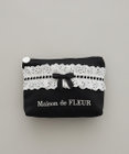 Maison de FLEUR コットンフリルポーチ