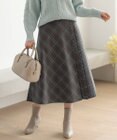 ANY SIS 【洗える】サイドプリーツチェックフレア スカート