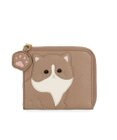 IBIZA アニマーダ　牛革　L字ファスナー財布(ネコ)