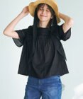 23区 S 【WEB&一部店舗限定】コットンローン ピンタック フレア ブラウス