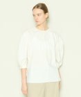 JOSEPH 【洗える】コットンシルク　ラウンドネックブラウス