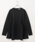 #Newans 【洗える】フォルムペプラムチュニックニット
