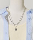AMERICAN HOLIC ステンレス　ＣＯＩＮ２連ネックレス