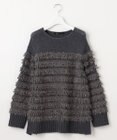 自由区 【PREMIUM KNIT COLLECTION】スパンコールコンビ ニット
