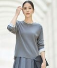 自由区 L 【カタログ掲載】レーヨンストレッチベーシックシルエット ニット