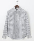 JOSEPH ABBOUD 【綿100％・自然なストレッチ】マイクロストライプジャージー シャツ