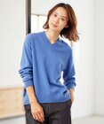 J.PRESS LADIES L 【洗える・WEB限定カラーあり】CASHMERE BLEND Vネック ニット