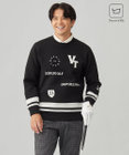 23区GOLF 【MEN】【ウォッシャブル】グラフィックダブルジャガードニット
