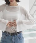 WEGO 【ANGIE VINTAGE】ワイドスリーブラメシアートップス