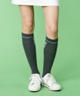 23区GOLF 【WOMEN】ロゴ ハイソックス