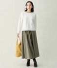 ANY L 【2SET】バイカラーニット×スエードライクスカートセット
