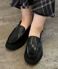 APOM プラットフォームスリングバックモカシン40