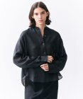 BEIGE， HALITE / リネンシアー オーバーサイズシャツ