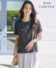 J.PRESS LADIES L 【WEB限定カラーあり・洗える】コットンスムース ハシゴレース カットソー