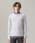 J.PRESS MEN 【Cash Lamb’s wool】ケーブルニット / クルー