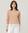 J.PRESS LADIES 【洗える】CLEAR COTTON BLEND ボトルネック ニット