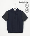 23区GOLF 【23Fondation/WOMEN】シアー袖 ニットポロ