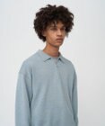 ATON BABY ALPACA LINEN | ジップアップポロセーター - UNISEX