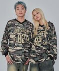 WEGO 【ユニセックス着用ITEM/MLサイズ展開】カモフラナンバリングホッケーT（LS）