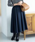組曲 【洗える・4色展開】ウーステッドライクギャバ スカート