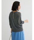 Green Parks ・ＥＬＥＮＣＡＲＥ　ＤＵＥバックパールシアー５分ニット