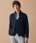 JOSEPH ABBOUD 【エコ素材和紙使用・日本素材】和紙杢メッシュニットジャケット