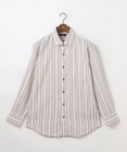 JOSEPH ABBOUD 【キングサイズ・リネンブレンド】コットンリネン ボイルコード シャツ