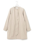 23区 S 【洗える】ライトツイル ノーカラーコート