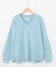 SHARE PARK LADIES ソフトタッチＶネックニット