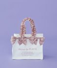 Maison de FLEUR ジャカードリボンフリルスクエアトートSバッグ