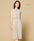 BEIGE， CINDY / クルーネックドレス